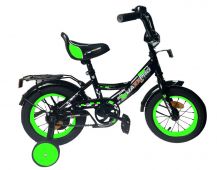 Велосипед MAXXPRO 12 (MAXXPRO-N12-2(4) 95-101 см (3-4 года) черно-зеленый) купить оптом и в розницу на базе игрушек