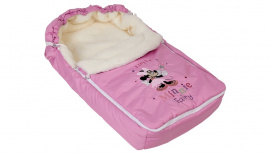 Конверт зимний меховой Polini kids Disney baby Минни Маус Фея, розовый купить оптом и в розницу на базе игрушек