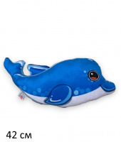 ДЕЛЬФИН ПАВЛИК СРЕД. 42 СМ (ВЕЛЮР, ПЕЧАТЬ) купить оптом и в розницу ДЕЛЬФИН ПАВЛИК СРЕД. 42 СМ (ВЕЛЮР, ПЕЧАТЬ) купить оптом и в розницу на базе игрушек