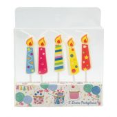 Свечи для торта Свечки на шпажках 4 см (5 шт./уп.) купить оптом и в розницу на базе игрушек