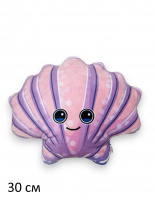 РАКУШКА ЭЛЬЗА МАЛ.30 СМ (ВЕЛЮР, ПЕЧАТЬ) купить оптом и в розницу на базе игрушек