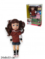 КУКЛА ГИБКАЯ,РУКИ-НОГИ ШАРНИРНЫЕ,С ЧЕМОДАНОМ, 4 ВИДА В АССОРТИМ., КОР.24*8*33СМ купить оптом и в розницу на базе игрушек
