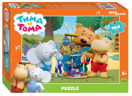 Мозаика puzzle 104 Тима и Тома (Мармелад Медиа) купить оптом и в розницу на базе игрушек