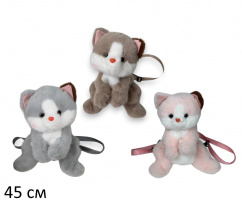 РЮКЗАК КОТИК В АССОРТИМ, 45 СМ купить оптом и в розницу на базе игрушек