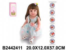 КУКЛА ФУНКЦИОНАЛЬНАЯ 6 Ф-ИЙ,КОР. 20*12*57СМ купить оптом и в розницу на базе игрушек