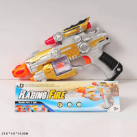 АВТОМАТ НА БАТАР.,СВЕТ,ЗВУК,ВРАЩЕНИЕ,ПАКЕТ 21*4*34СМ ор купить оптом и в розницу на базе игрушек