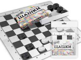 Шашки классические (Коробка крышка-дно, шашки), ар купить оптом и в розницу на базе игрушек