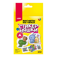 Мо-002 Магниты из гипса Стикерняшки Нежная дружба купить оптом и в розницу на базе игрушек