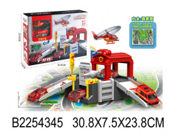 ПАРКОВКА ПОЖАРНЫХ МАШИН,КОВРИК,КОР. 30,8*7,5*23,8СМ купить оптом и в розницу на базе игрушек