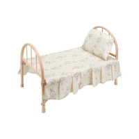 Кроватка для куклы Заюшка (46х27х32 см) в пакете (арт. 9342-NF) купить оптом и в розницу на базе игрушек