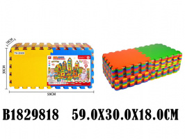 НАБОР ПАЗЛОВ ВСПЕНЕННЫЙ ПВХ, В ПАКЕТЕ 59*30*18СМ купить оптом и в розницу на базе игрушек