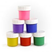 Пкр-001 Пальчиковые краски 6 цветов по 20 мл. купить оптом и в розницу на базе игрушек