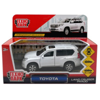 Машина металл TOYOTA PRADO, длина 12см, открыв. двери, инерц, БЕЛЫЙ в кор.Технопарк в кор.2*36шт купить оптом и в розницу на базе игрушек