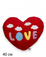 СЕРДЕЧКО-ОБЛАЧКО, КРАСНЫЙ купить оптом и в розницу на базе игрушек