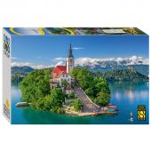 Мозаика puzzle 1000 Озеро Блед, Словения купить оптом и в розницу на базе игрушек