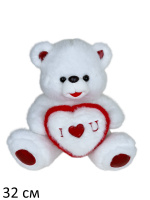 МЕДВЕДЬ С СЕРДЦЕМ ЛЮБЛЮ ТЕБЯ купить оптом и в розницу на базе игрушек