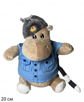 Бегемот, 20 см арт. 20426 купить оптом и в розницу на базе игрушек