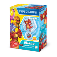 ТУРБОЗАВРЫ Мыло с картинкой 2 в 1 Сирена купить оптом и в розницу на базе игрушек