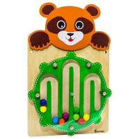 ББ603 Настенный Бизиборд Мишка купить оптом и в розницу на базе игрушек