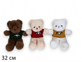 МИШКА В СВИТЕРЕ, 1119-1 купить оптом и в розницу на базе игрушек