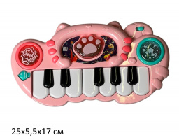 ПИАНИНО, СВЕТ,ЗВУК, БАТАР. НЕ ВЛОЖЕНА,КОР.25*5,5*17СМ купить оптом и в розницу на базе игрушек