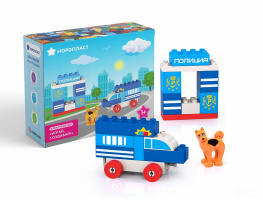 Конструктор Играй, Создавай (Полицейский участок - 17 дет.) 480615 купить оптом и в розницу на базе игрушек