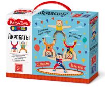 Игра настольная Акробаты серия Baby Toys Games 16 шт. арт.04331 купить оптом и в розницу на базе игрушек