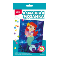 Амк-011 Алмазная мозаика 15*20 детская (неполное заполнение) Русалочка купить оптом и в розницу на базе игрушек