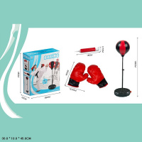 НАБОР ДЛЯ БОКСА ГРУША НАПОЛЬНАЯ НАДУВНАЯ, ВЫСОТА ДО 105СМ,ПЕРЧАТКИ,НАСОС,КОР. 23,5*8*53СМ купить оптом и в розницу на базе игрушек