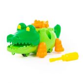 Конструктор Крокодил (17 элементов) (в пакете) купить оптом и в розницу на базе игрушек
