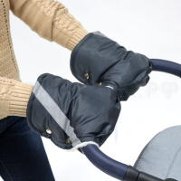 2-11 Муфта Варежки для прогулки (для рук на ручку коляски) серый купить оптом и в розницу на базе игрушек