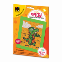 Фреска. ВЕСЕЛЫЙ ЗООПАРК. Крокодильчик купить оптом и в розницу на базе игрушек