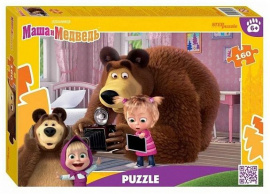 Мозаика puzzle 160 Маша и Медведь (нов.) (Анимаккорд) купить оптом и в розницу на базе игрушек