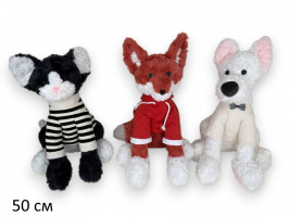 ЗООПАРК КУДРЯШКА ОГР., 50 СМ купить оптом и в розницу на базе игрушек