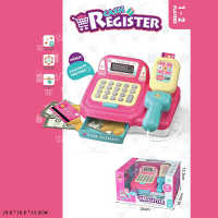 КАССОВЫЙ АППАРАТ НА БАТАР. С Ж/КРИСТ. ЭКРАНОМ С КАЛЬКУЛЯТОРОМ,СКАНЕР, АКСЕССУАРАМИ,КОР.24*16,5*13,3СМ купить оптом и в розницу на базе игрушек