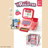 КАССОВЫЙ АППАРАТ НА БАТАР. С Ж/КРИСТ. ЭКРАНОМ С КАЛЬКУЛЯТОРОМ,СКАНЕР,С АКСЕССУАРАМИ,КОР.24*16,5*18,3 купить оптом и в розницу на базе игрушек