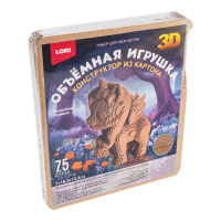 Нг-028 Конструктор из картона. Объёмная игрушка Волшебная лошадка купить оптом и в розницу на базе игрушек