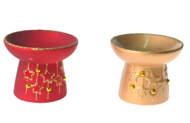 подсвеч.кер.ВОЛШЕБНЫЙ7/7/7см сусальное золото D купить оптом и в розницу подсвеч.кер.ВОЛШЕБНЫЙ7/7/7см сусальное золото D купить оптом и в розницу на базе игрушек