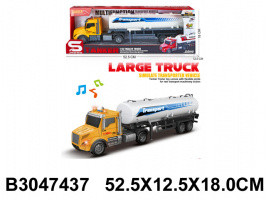 ТАНКЕР ИНЕРЦ. ,СВЕТ ФАР И СПЕЦСИГНАЛОВ,МУЗЫКА,КОР. 52,5*12,5*18СМ купить оптом и в розницу на базе игрушек