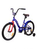 Велосипед 2-х колесный Slider, D 20, доп.колеса с резин. вставками, регулир. руль и сиденье купить оптом и в розницу на базе игрушек