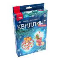 Квл-046 Квиллинг. Новогодний Зимняя фантазия купить оптом и в розницу на базе игрушек