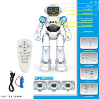 РОБОТ Р/УПР С АККУМ.,USB,С Ж/КР.ЛИЦОМ С МЕНЯЮЩИМСЯ ВЫРАЖЕНИЕМ ,ХОДИТ ВПЕРЕД-НАЗАД купить оптом и в розницу на базе игрушек