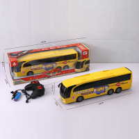 АВТОБУС Р/УПР. С АККУМУЛЯТ.,USB,КОР. 39*12*11СМ купить оптом и в розницу на базе игрушек