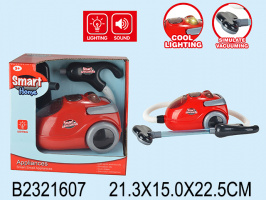 ПЫЛЕСОС НА БАТ.,ИМИТАЦИЯ ВАКУУМИРОВАНИЯ МУСОРА,СВЕТ,КОР. 21,3*15*22,5СМ купить оптом и в розницу на базе игрушек