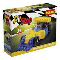 игрушка 811 Гоночная машина конструктор в коробке Pit Stop (цвет черный, серый, берюзовый) купить оптом и в розницу на базе игрушек
