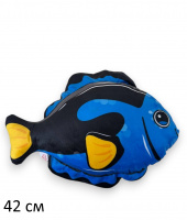 РЫБКА ФИАЛКА СРЕД. 42 СМ (ВЕЛЮР, ПЕЧАТЬ) купить оптом и в розницу на базе игрушек