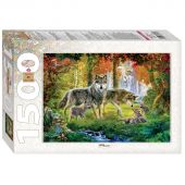 Мозаика puzzle 1500 Волки (new) купить оптом и в розницу на базе игрушек