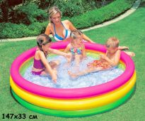 бассейн надувной размером 147х33см для детей 5742 купить оптом и в розницу на базе игрушек