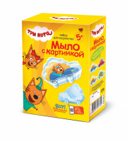 Три кота Мыло с картинкой Коржик на машине купить оптом и в розницу на базе игрушек