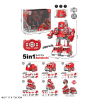 КОНСТРУКТОР РОБОТ 138 ДЕТ.НА БАТ. Р/УПР.,РАЗБОРКА-СБОРКА С КЛЮЧАМИ 5 ВИДОВ ПОЖАРНЫХ МАШИН НА БАТ.,Р/ купить оптом и в розницу на базе игрушек